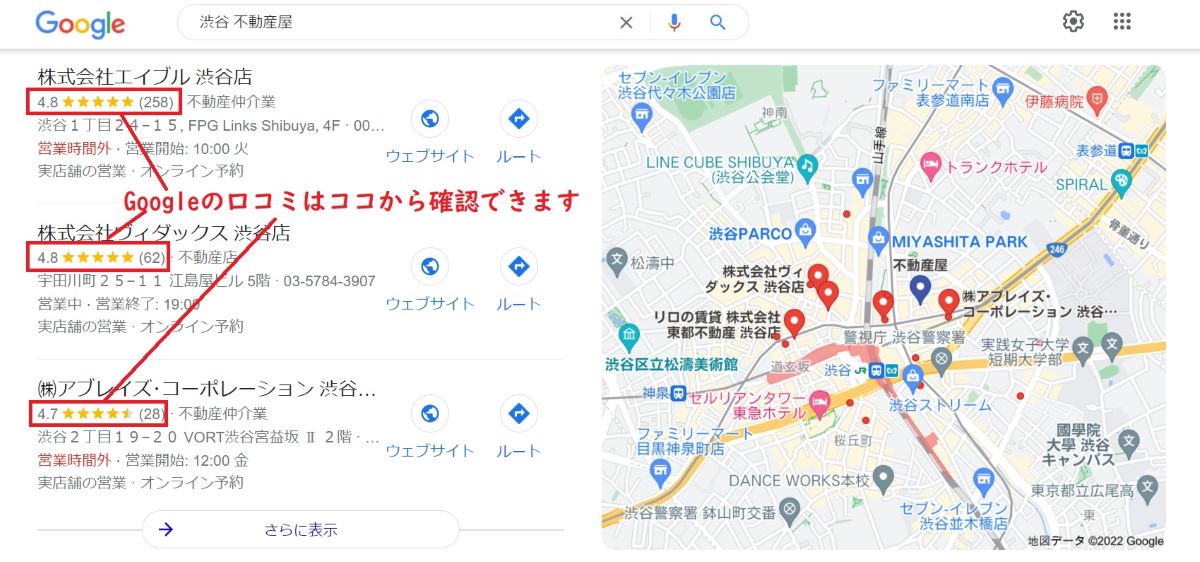 ネットの口コミを見よう